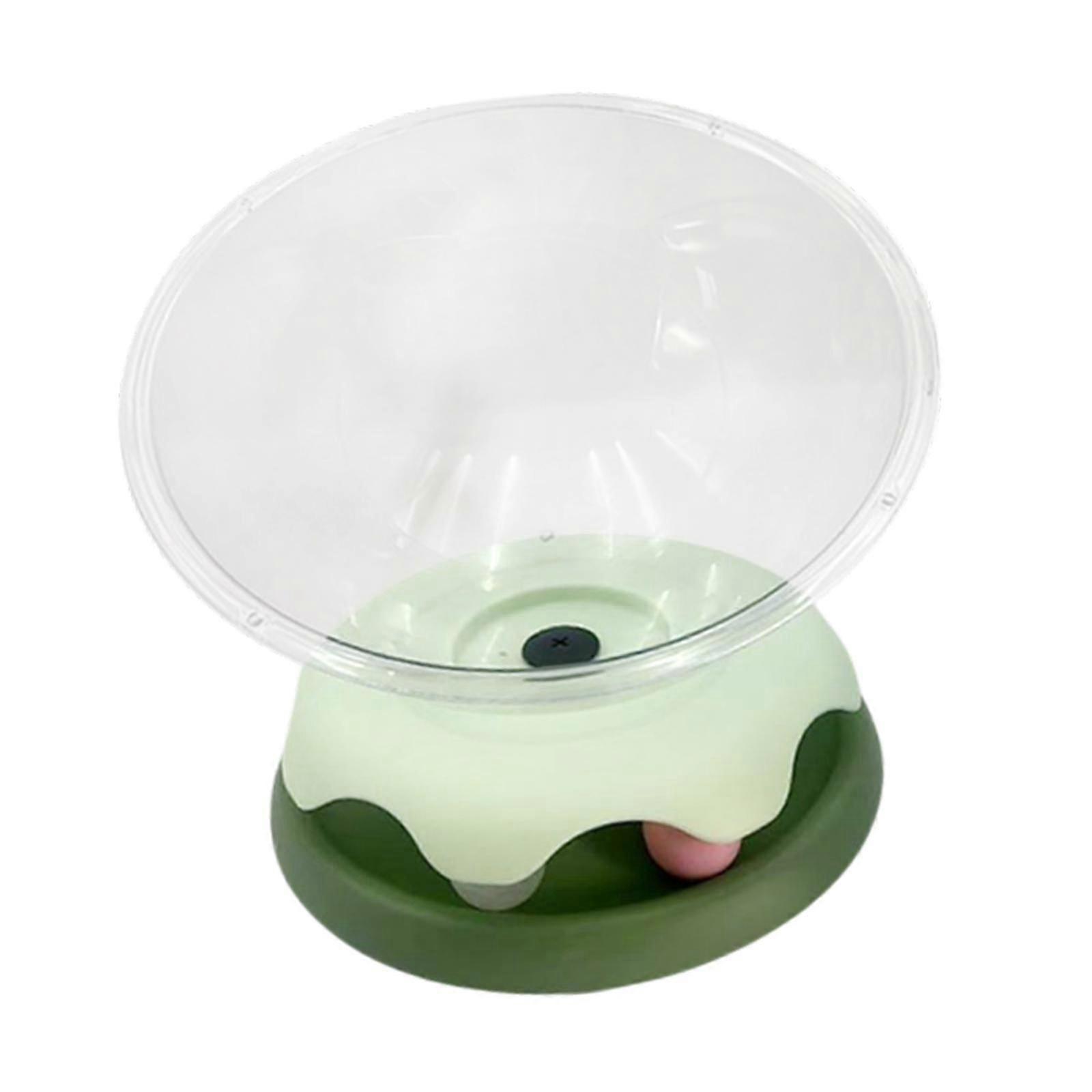Capsule Cat Bed Easy to Clean Universal Semi Circular Bed for Kitty Sleeping Green Small