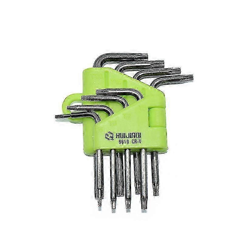 Offset Torx Wrenches Kit 8 Piece Torx Allen Keys, Star Screwdriver T5 T6 T7 T8 T9 T10 T15 T20, Wrench Sets Hand Tools Torx Hex Keys