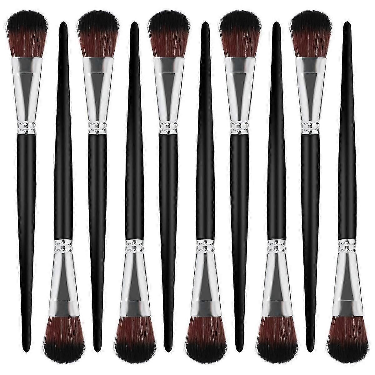 10 فرش ممسحة اللوحة الاكريليك ، فرش مزج بيضاوية للزيت والاكريليك