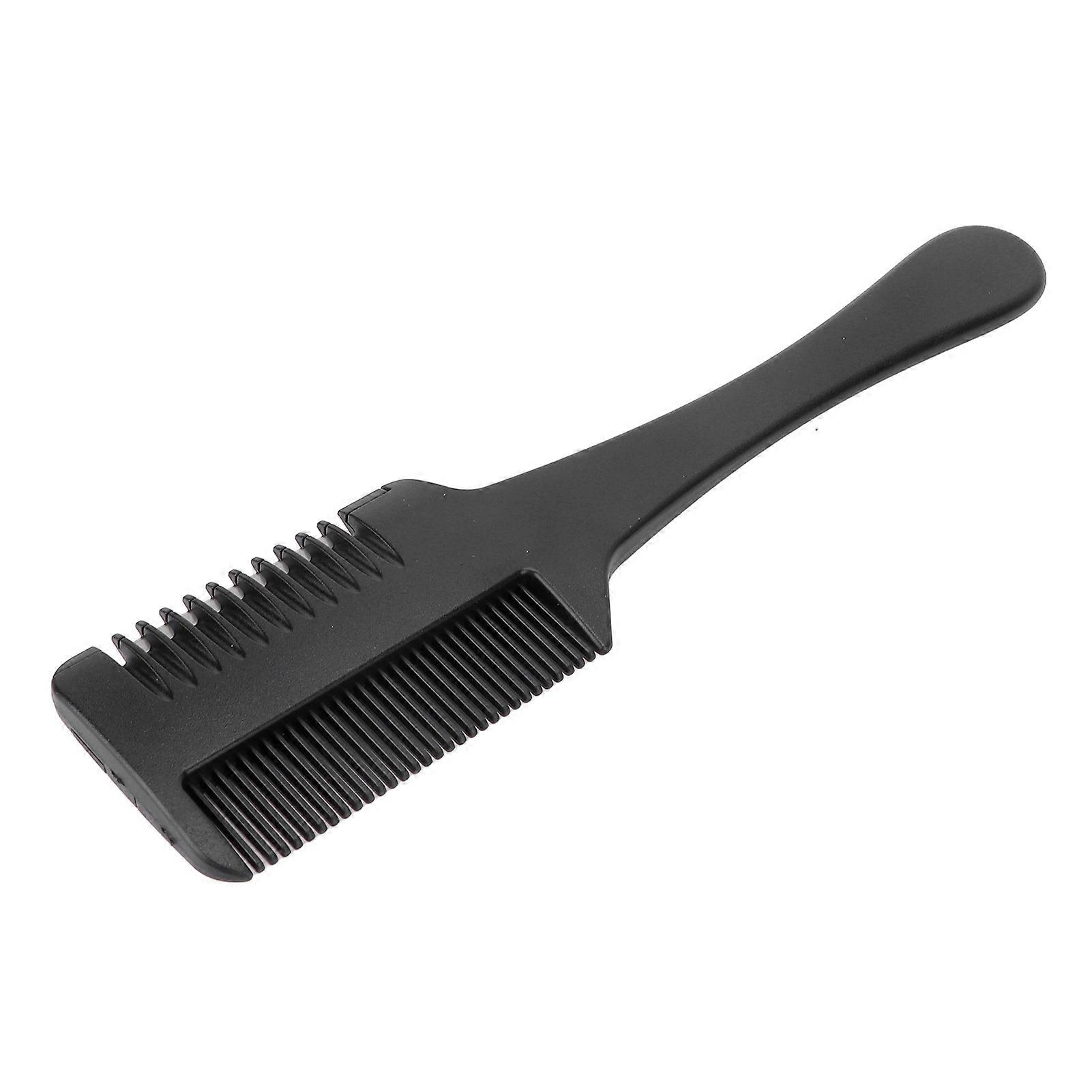 Safety-Shielded Rounded-Teeth Portable Razor Comb