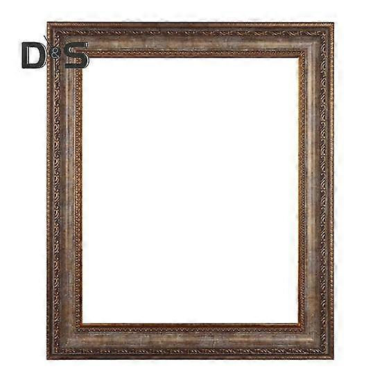 Vintage Oil Painting Frame Picture Art Painting Poster Photo Display Frame Home Office Bedroom Rectangle Wall Hanging Desktop Photo Holder
