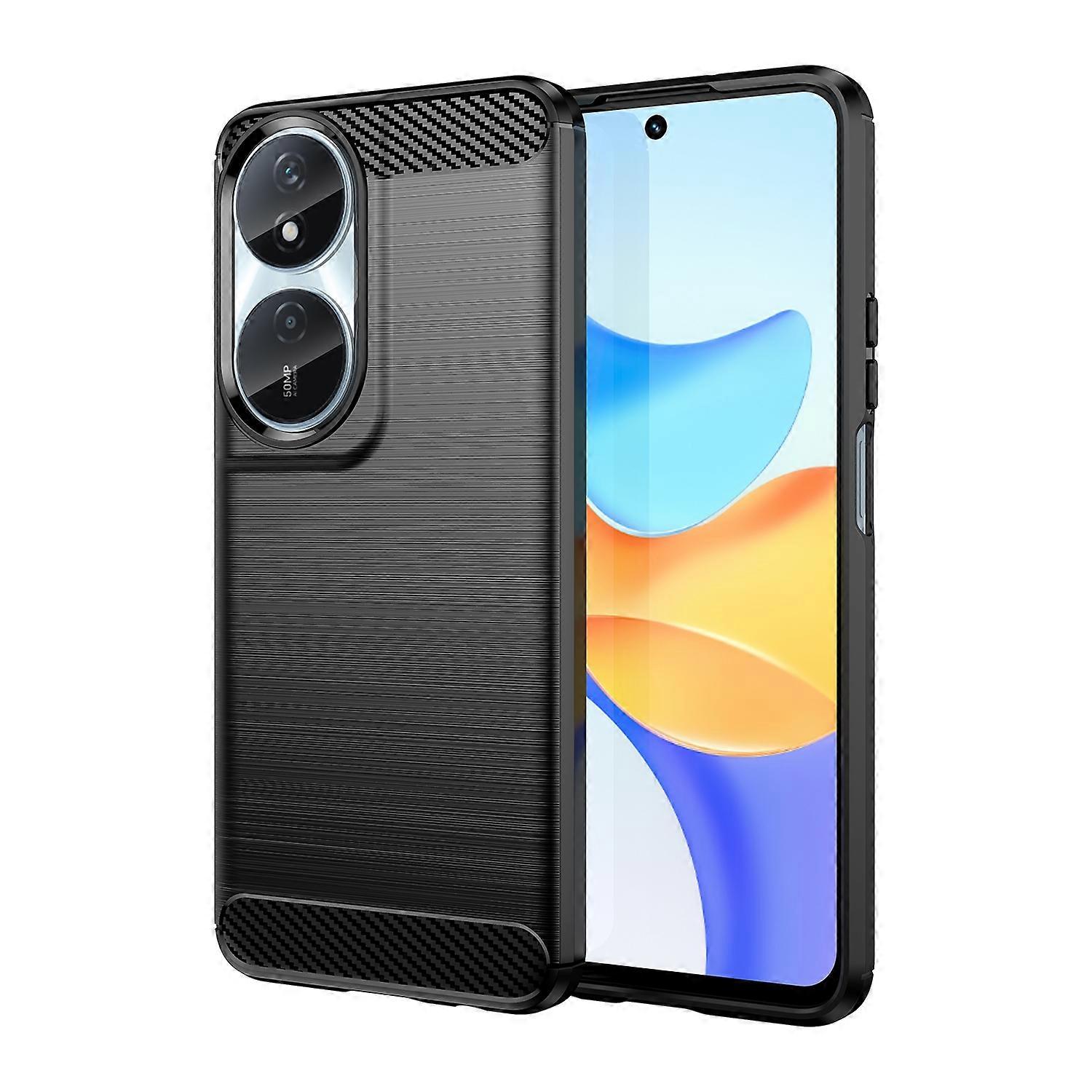 Carbon Fiber Brushed Texture TPU Phone Case