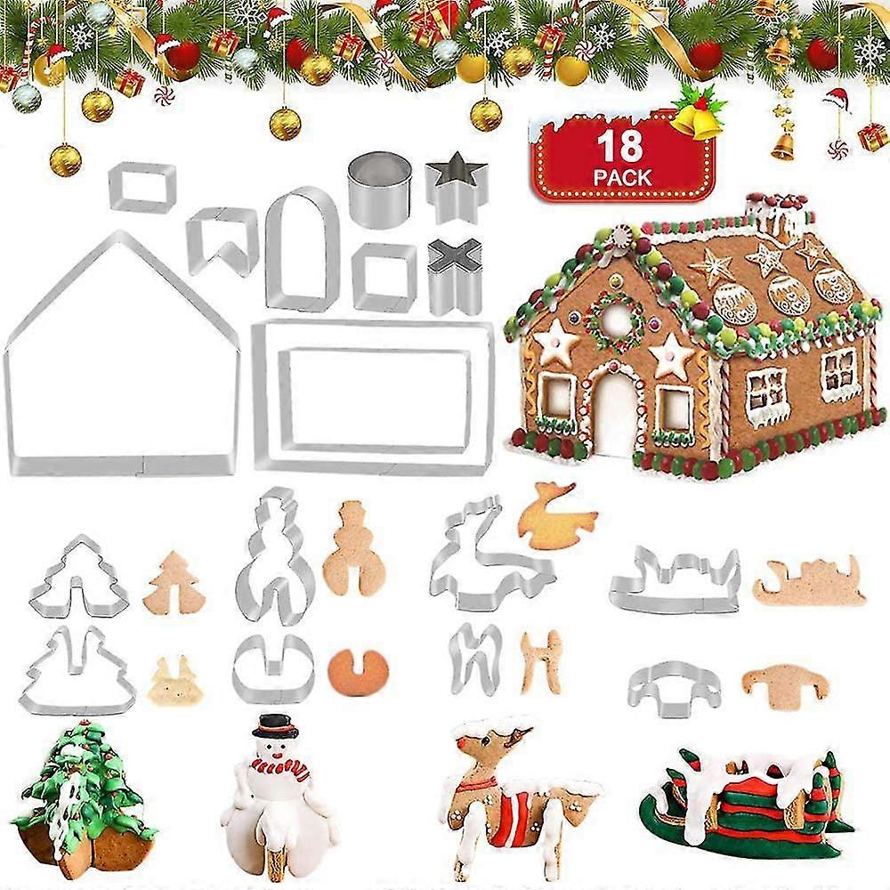 3d Christmas Stereoscopic Cookie Print Cake Mould Baking Tools