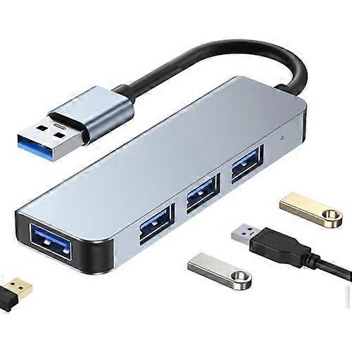 ZRUXE HB-080 4-in-1 USB to USB 3.0x4 HUB Adapter