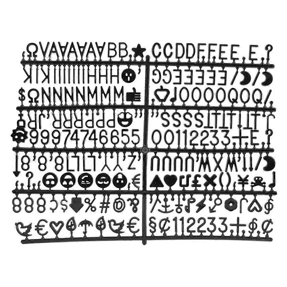 Wild Boar Wooden Message Board 10x10 Inch for Home Decor with 460 Letters for Convey Information