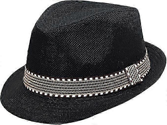 Gutter fedora jazz lue bomull fotografering, solhatt