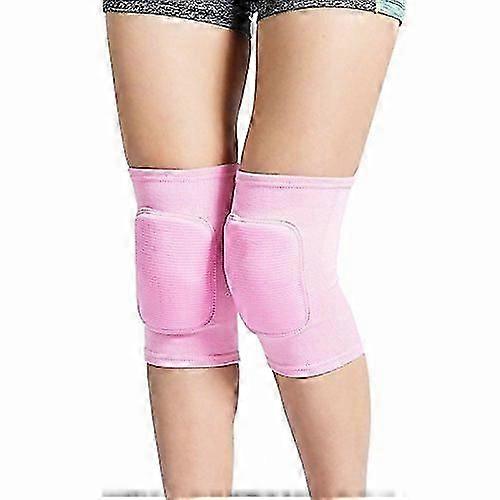 ダンサーの膝パッド、大人、サイクリング、サッカー、テニス、スポーツ、クライミング、スポーツ、仕事、ヨガ、ポール、ダンス-ピンク-S