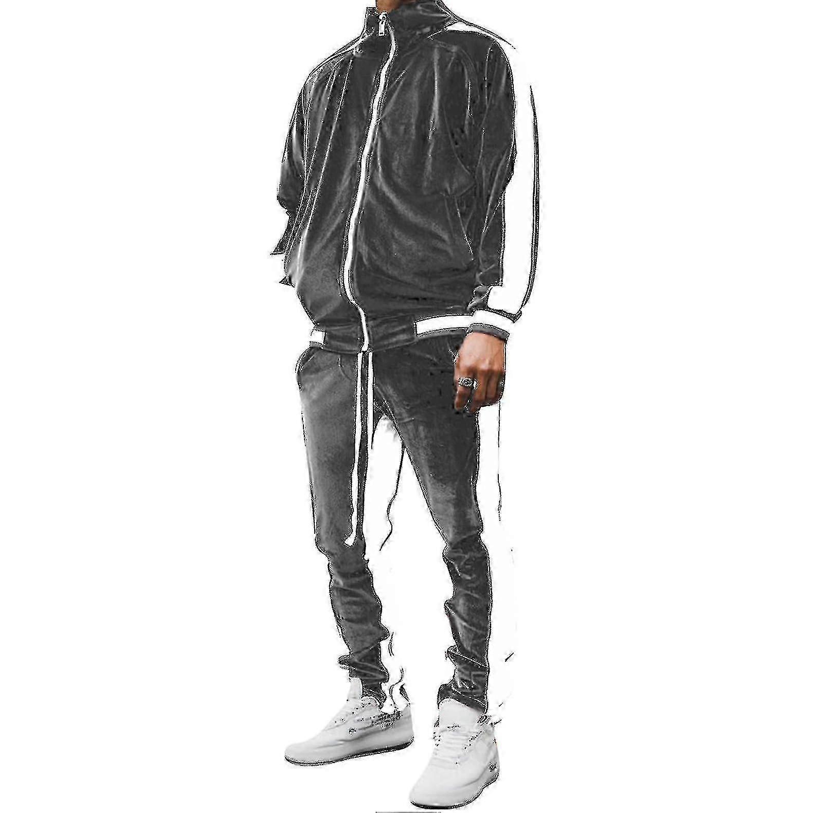 Men's Sweatsuit Set, Casual Et Pants Tracksuit Set