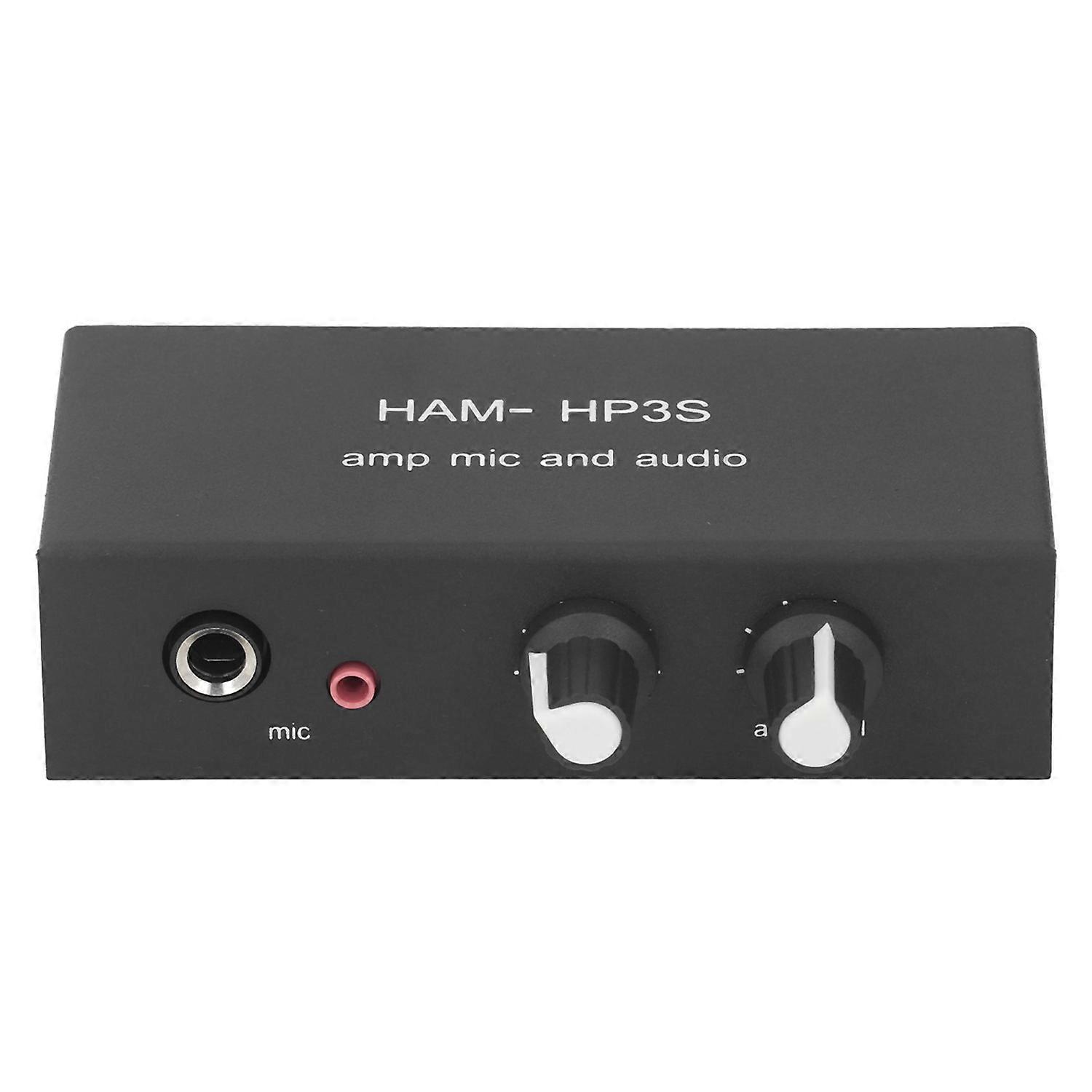 Stereo Sound Preamplifier Small Home Mic Headphone Amp Phono Turntable Phonograph Preamp Independent