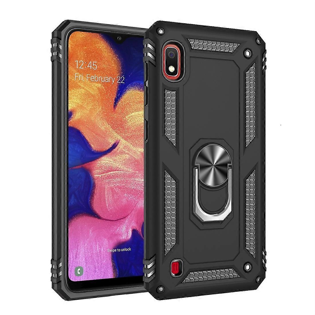 Armor Shockproof TPU + PC Protective Case for Galaxy A10, with 360 Degree Rotation Holder