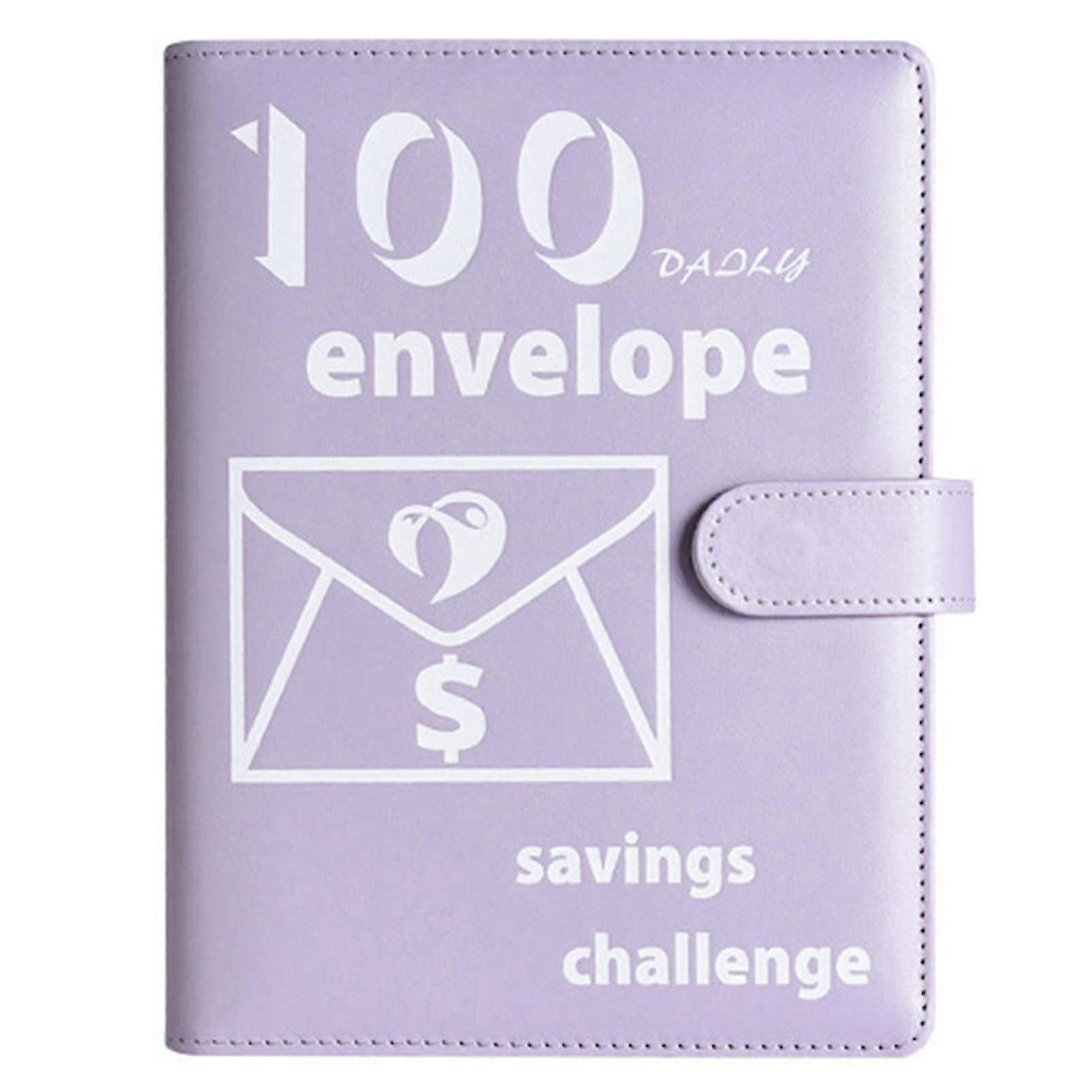 Shanghai Yangxin Money Savings Challenges Book with Sticker Waterproof Multi-compartments 100 Day Ch