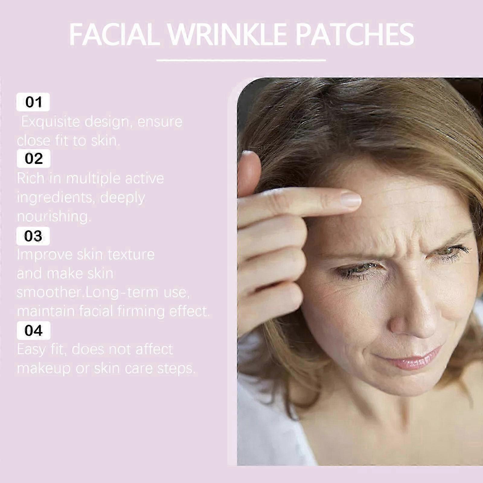 Forehead Wrinkle Patches for Anti-Wrinkles: Overnight Face Wrinkles Patches to Lift Smile Lines for Women 12pcs, Nasolabial Folds Fine Lines Overnight