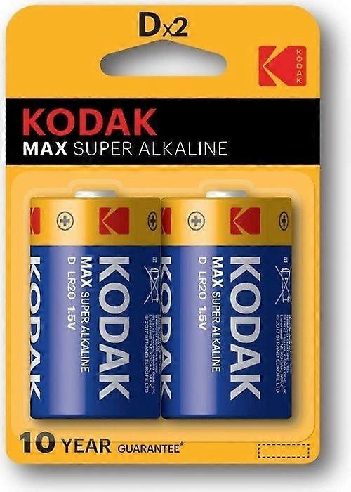 KODAK 2 db-os alkáli elem csomag MAX LR20/D - 1,5 V