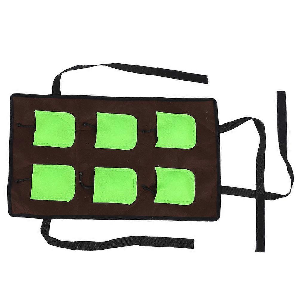 Pet Snuffle Mat for Slow Feeding - Interactive Dog Puzzle Mat, Large Size, Soft Fabric, Non-Slip Base, Gray Color