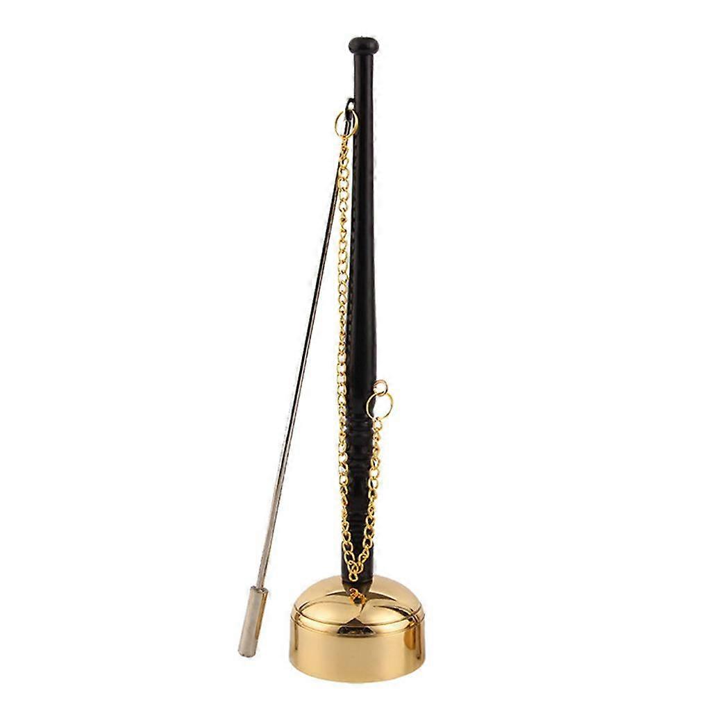 Singing Scripture Implement Buddhist Supplies with Wooden Handle for