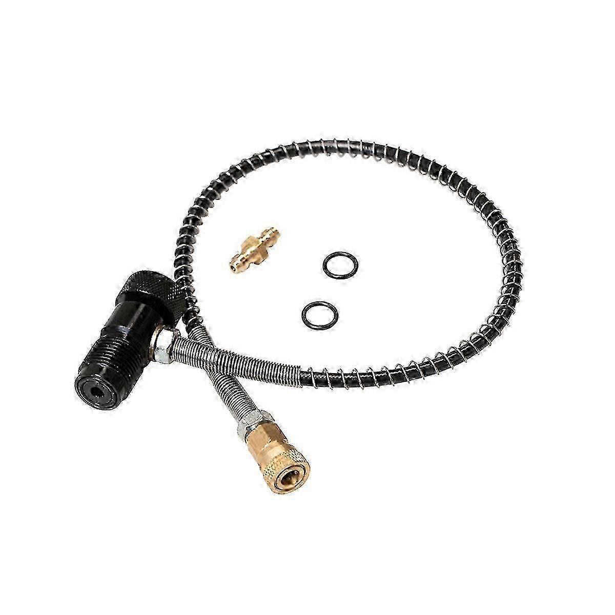 PCP Scuba Diving HPAT Valve Filling Station Refill Adapter Top Spin Button G5/8 Male 300Bar Air Inf