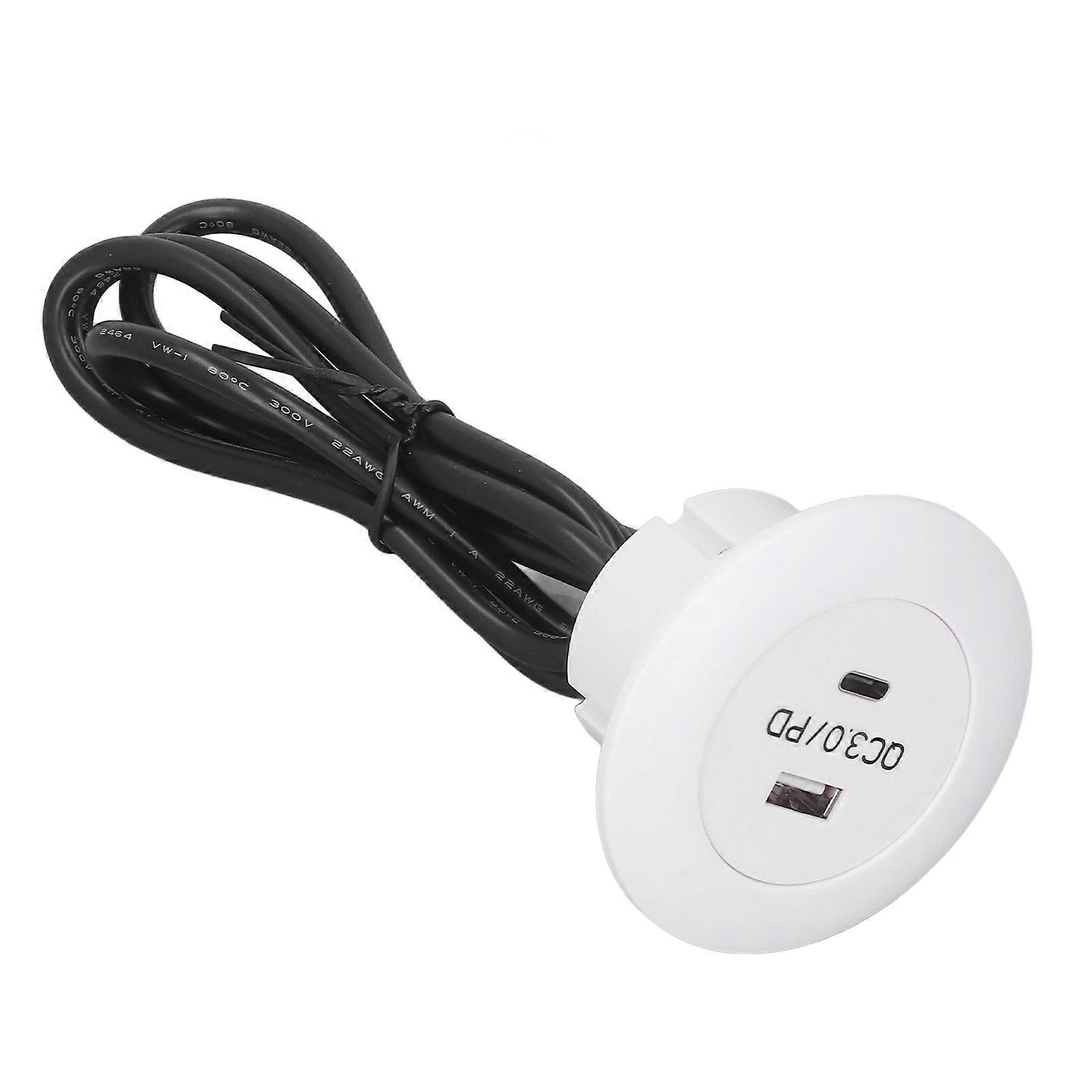 Easy Access To Power Desk Power Grommet, Wide Range Of Applications For All Brands Of Mobile Phone Systems, Space Saving Design With Charging