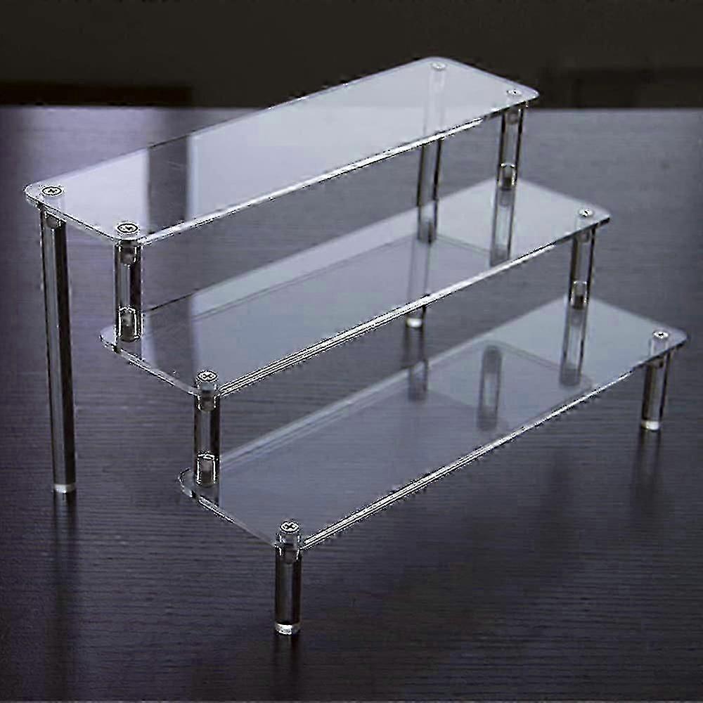 Acrylic Display Stand - Clear 3-tier Shelf For Figure Collection
