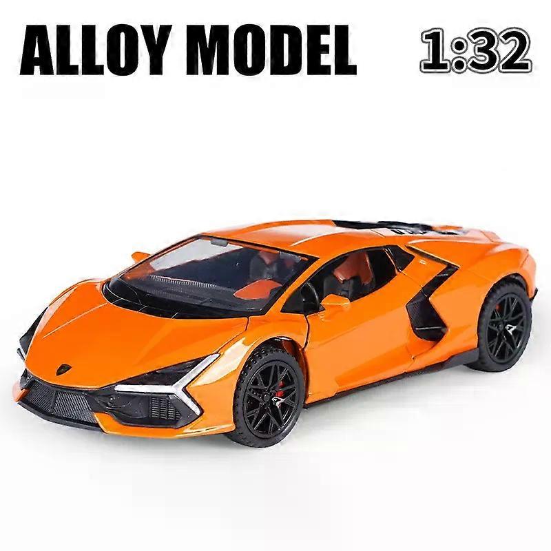 1:32 lambos Revuelto Supercar Alloy Model Car Toy Diecasts Casting Sound and Light Car Toys For Children Vehicle