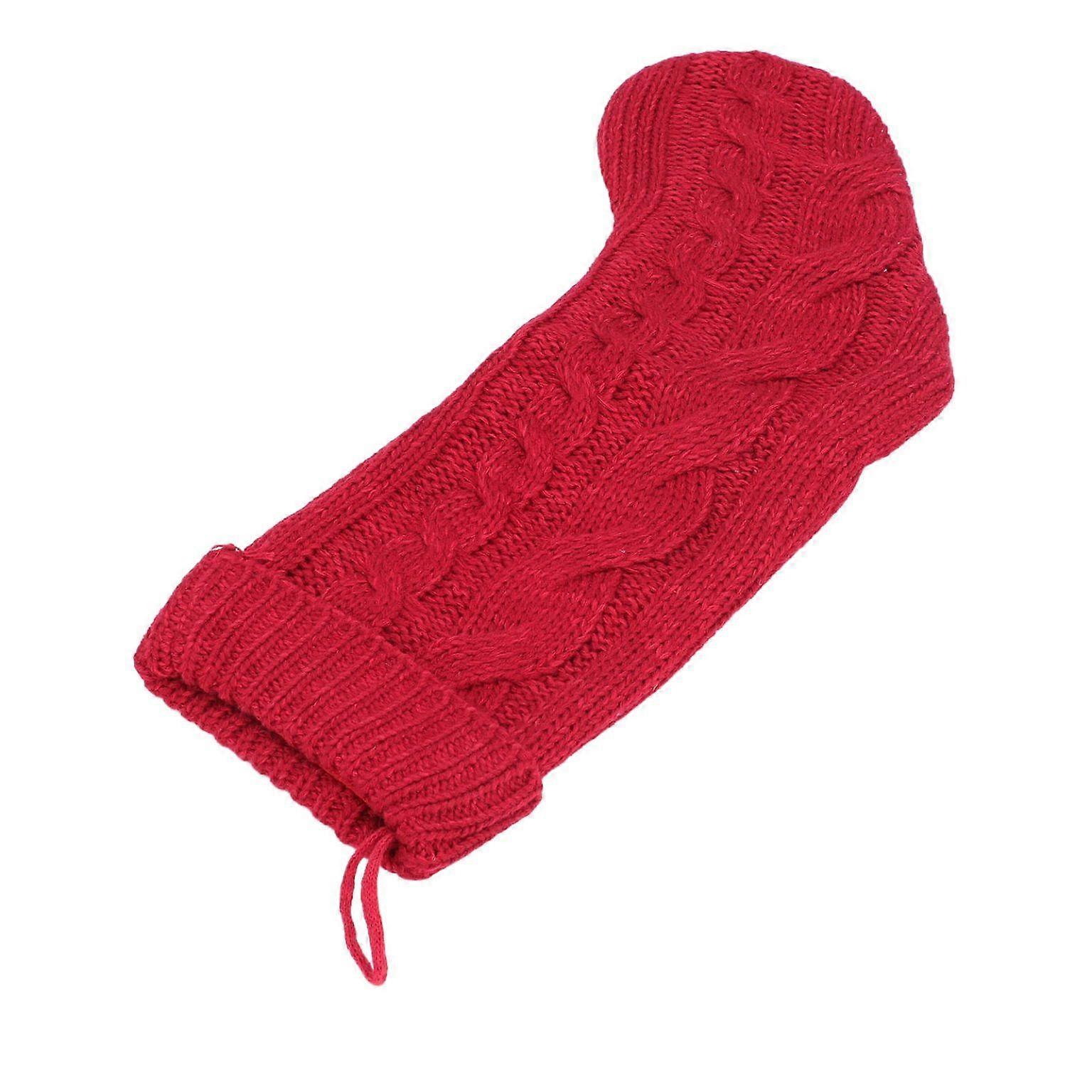 Large Knitted Christmas Stocking for Hanging