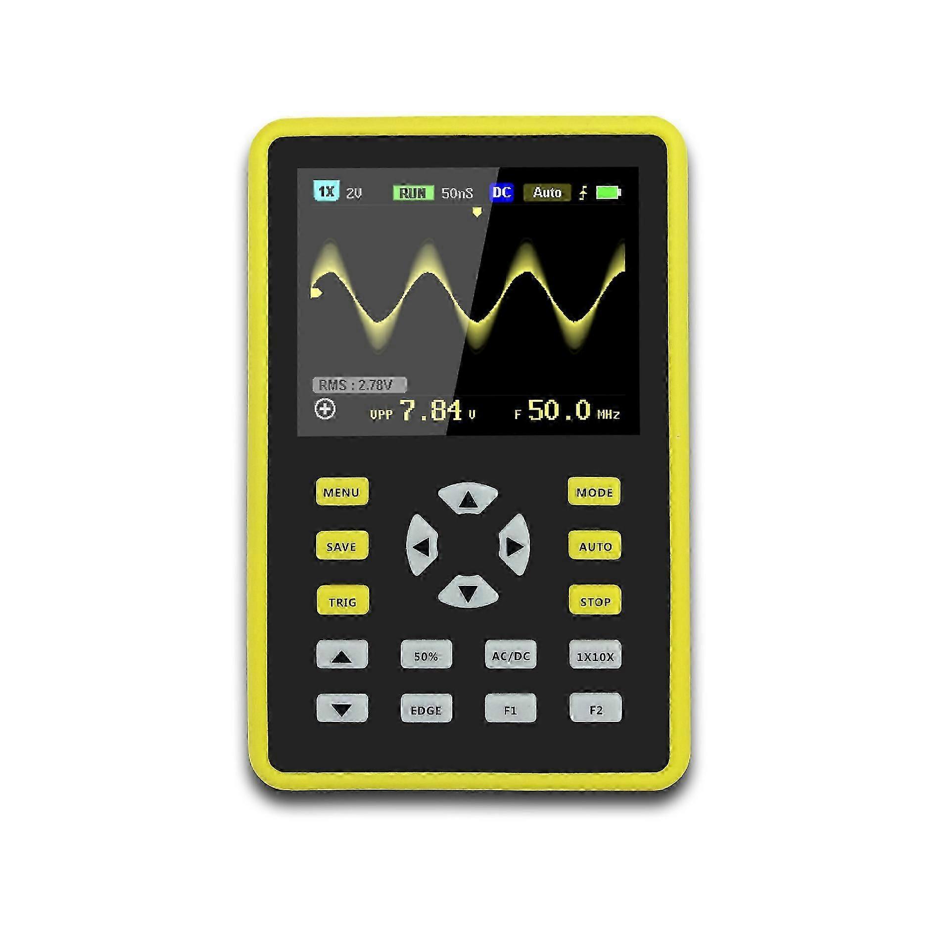 5012h Digital Oscilloscope Support Waveform Storage 2.4inch IPS screen FT