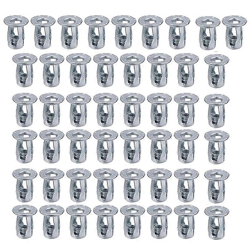 50 Pcs Jack Flange Short Nuts Petal Nuts Expansion Nuts