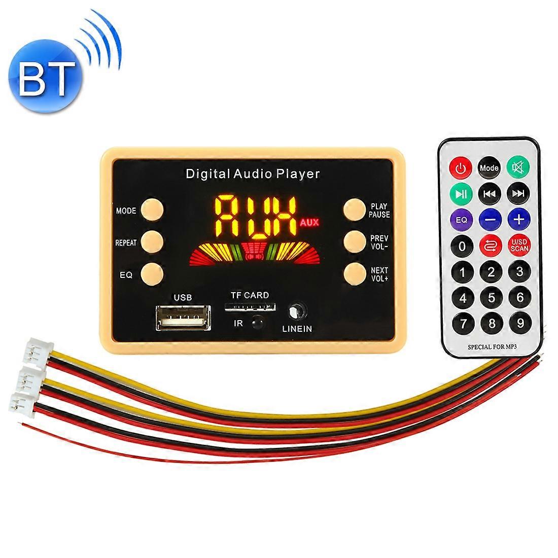 Auto 12V Farbbildschirm Audio MP3 Player Decoder Board FM Radio TF Karte USB, mit Bluetooth-Funktion und Fernbedienung