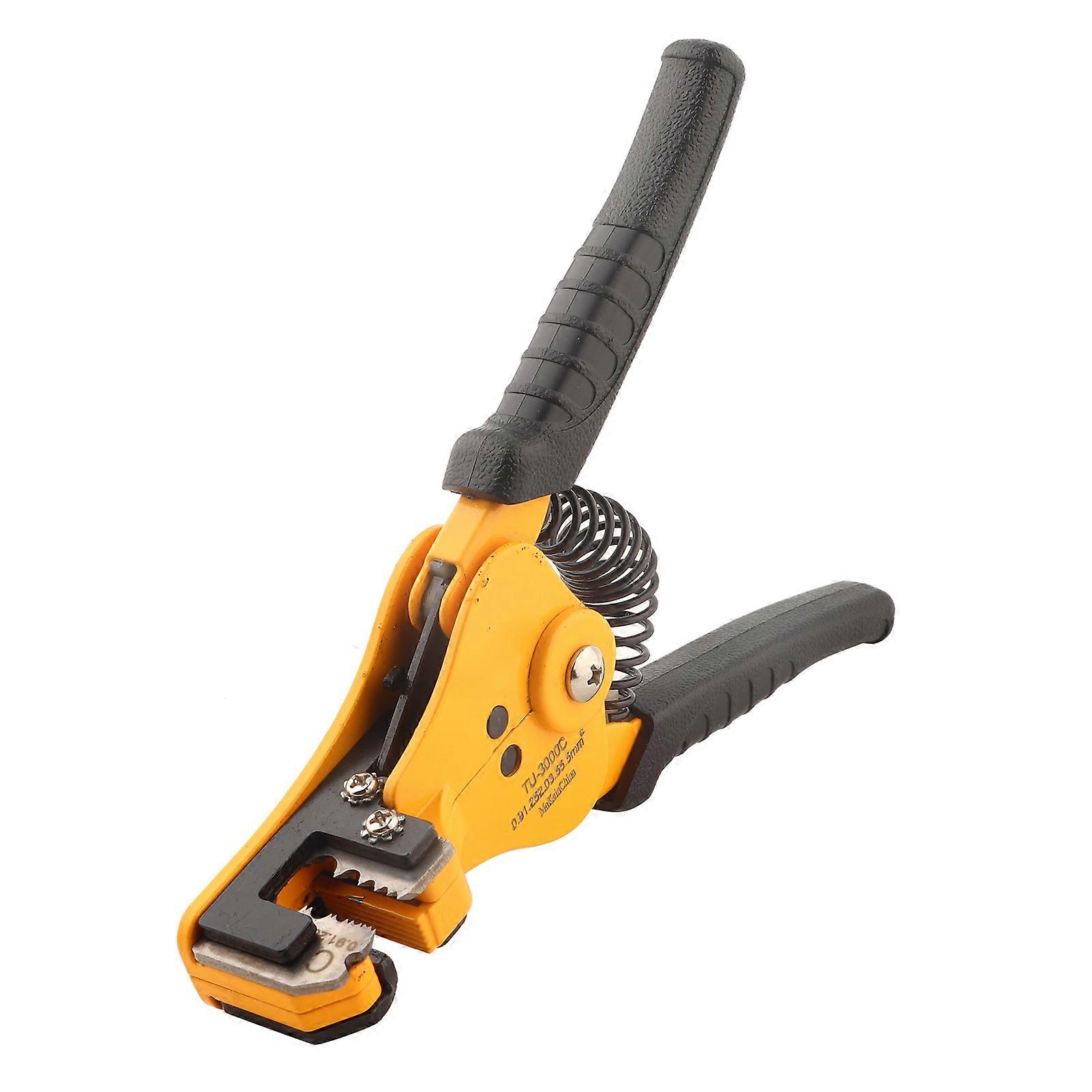 Automatic Wire Stripper Pliers for Electricians, Cable Stripping Tool 0.9-5.5mm, Precision Cutting and Stripping for Multiple Wire Sizes