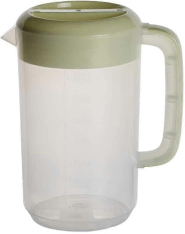 Large Plastic Pitcher With Lid 2500ml Mix Drinks Water Jug For Hot And Cold Lemonade Juice
