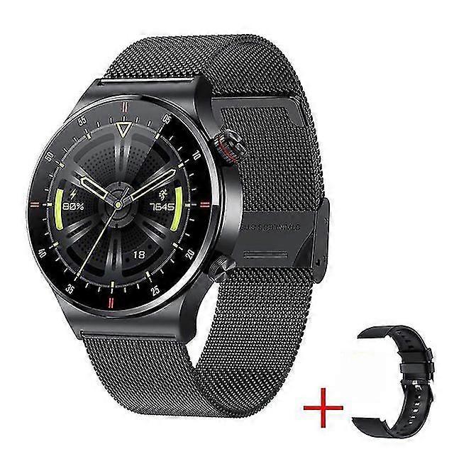 QW33 Bluetooth-Compatible Talking Watch Men's Waterproof Watch For Android iOS