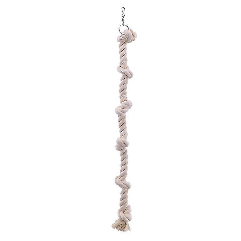 Knotted Rope Swing For Budgies - Bird Toy & Boredom Breaker
