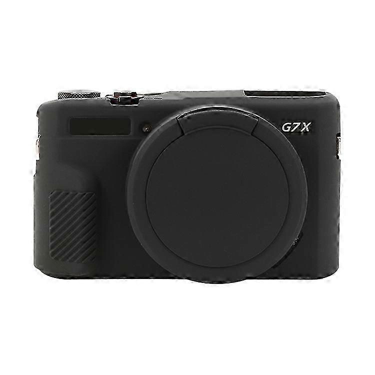 Soft Silicone Protective Case with Lens Cover For Canon PowerShot G7 X Mark II / G7X2