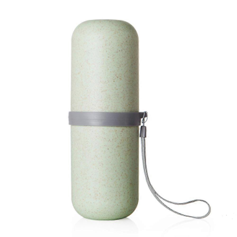 Travel Washing Cup For Toothbrush Holder Portable Storing Box Plastic Compact Container Color Random