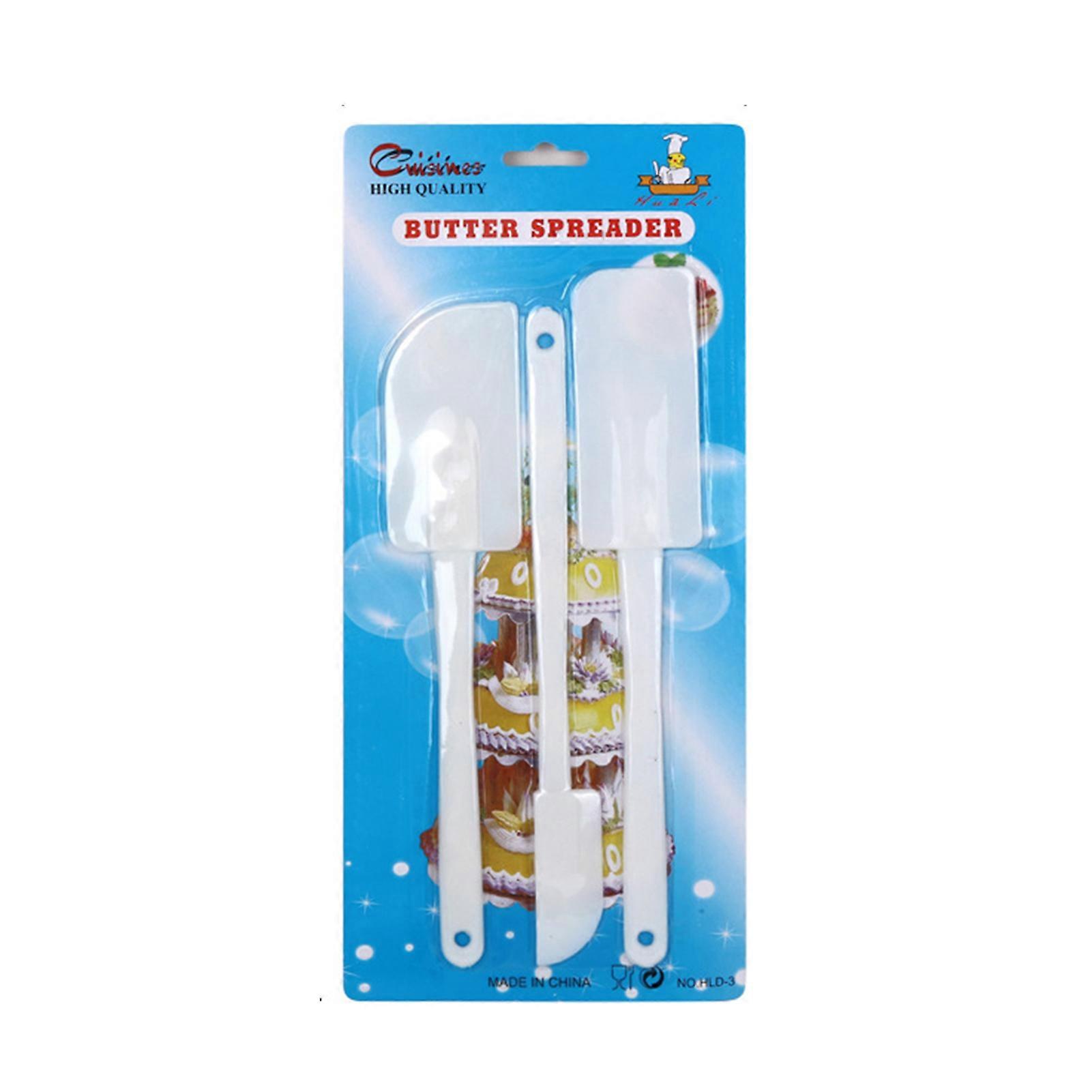 Plastic Cream Butter Cake Spatula Plastic Material Durable Kitchen Supplies Suitable for Baking Cooking Mixing