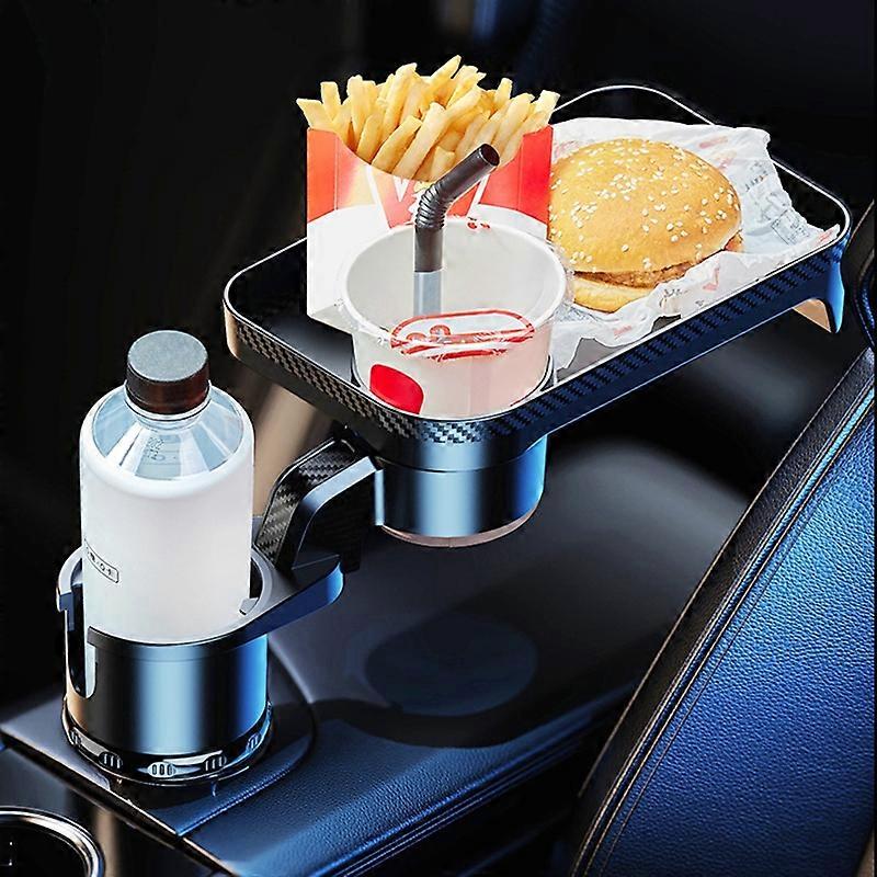 Car 360 Degree Rotation Water Cup Holder Multi-functional Dining Table