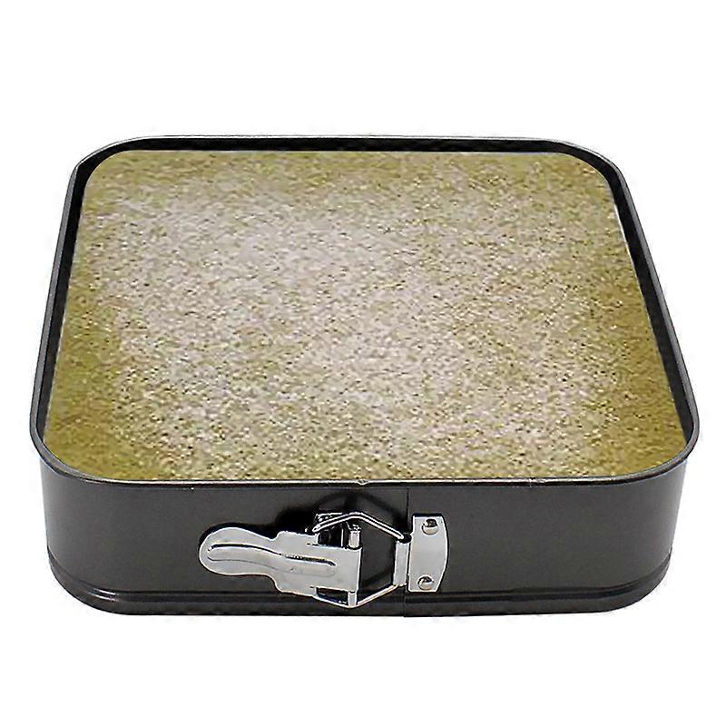 3pcs Cake Mold Square Heart Shaped Round Non-stick with Removable Bottom Cake Pan with Buckle