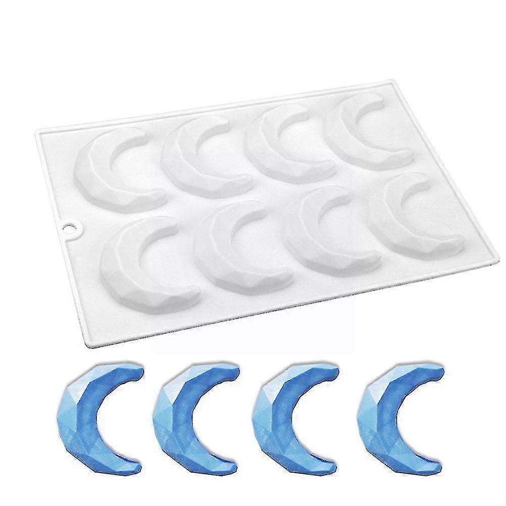 Moon Form Silikonform DIY Fondant Kuchen Form Gummi Schokolade Form Backgerät Z3v3