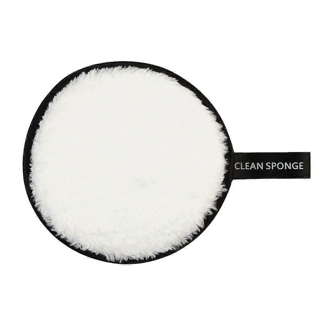 Facial Puff Sponge Round of Make-up Removal Cleaning Mask Make-up - White