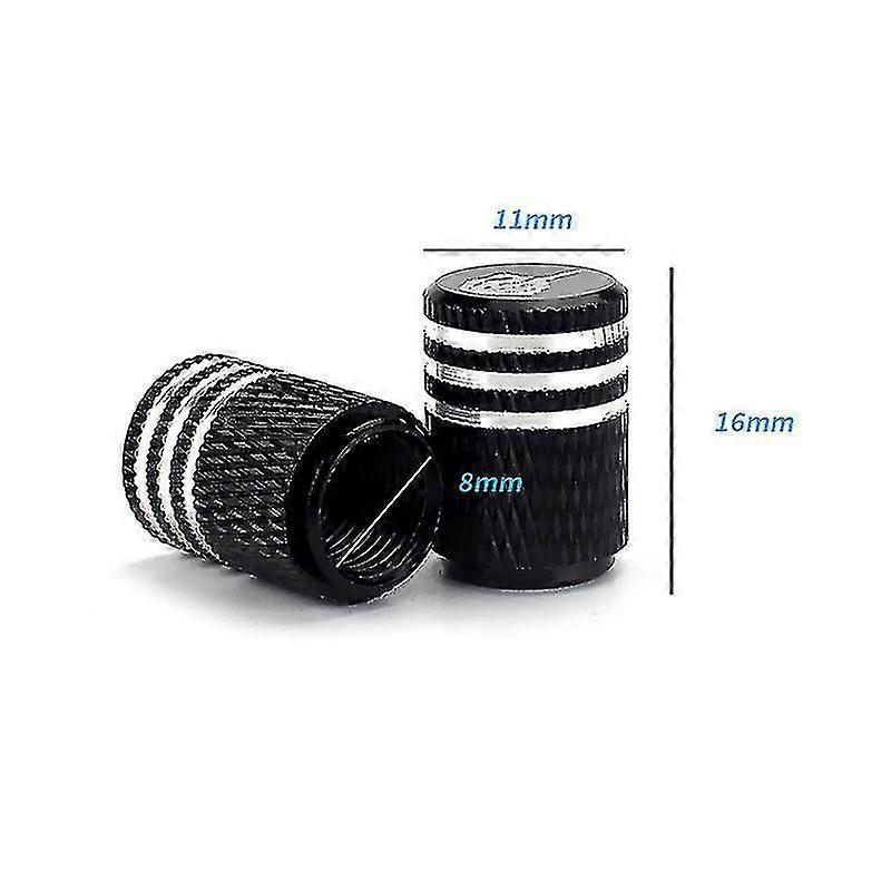 Wheel Stem Knurling Tire Valve Cap8pcs
