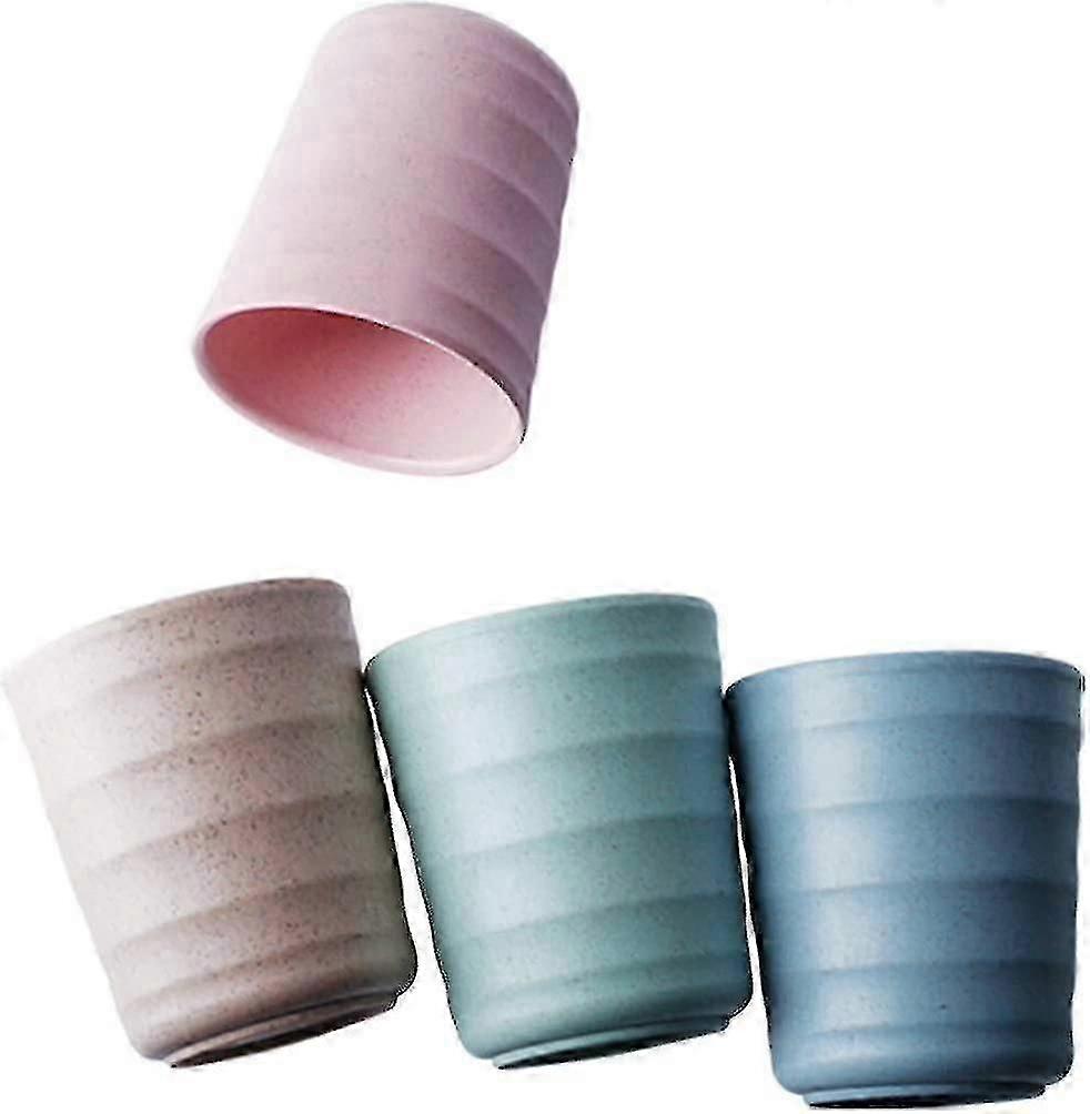 Çevre Dostu Buğday Saman Biyobozunur Bardak - Su İçin Bambu Plastik Kupa