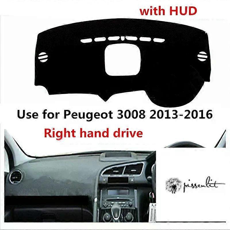 Pissenlit 3 צבעים רכב לוח מחוונים כיסוי מחצלת עבור פיג'ו 3008 2013 2014 2015 2016 אביזרים יד ימין כונן מגן כרית