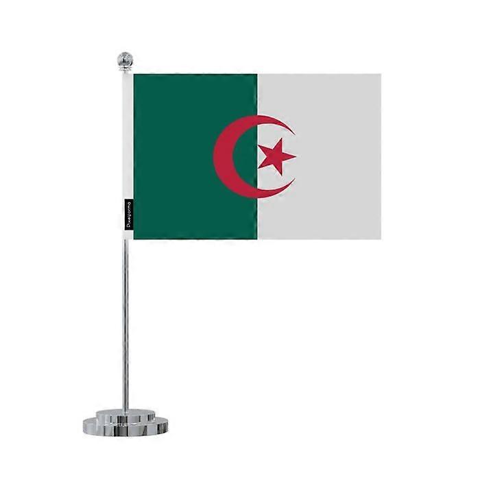 Algeria desk flag in 14 x 21 cm