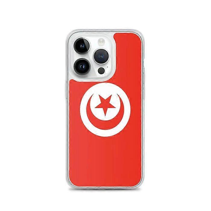 iPhone Case - Tunisia - Flag - Soft - Multicolor - Compatible with iPhone 14 Pro