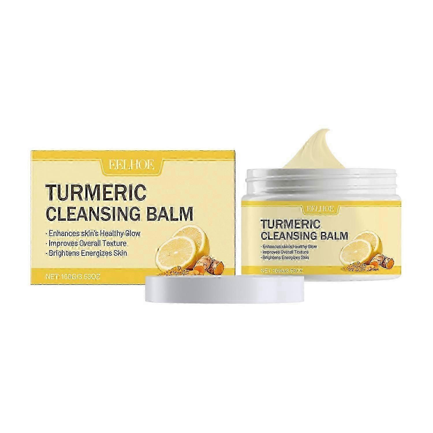 EELHOE ginger lemon cleansing cream cleanses the face gently and refreshingly without tightening mak