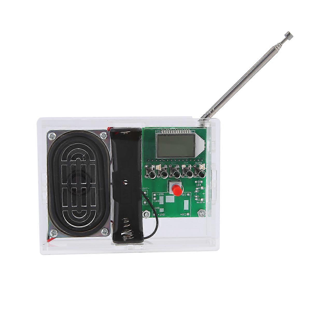 FM Radio Kit DIY Soldering Project Adjustable DIY Kits for Leaning