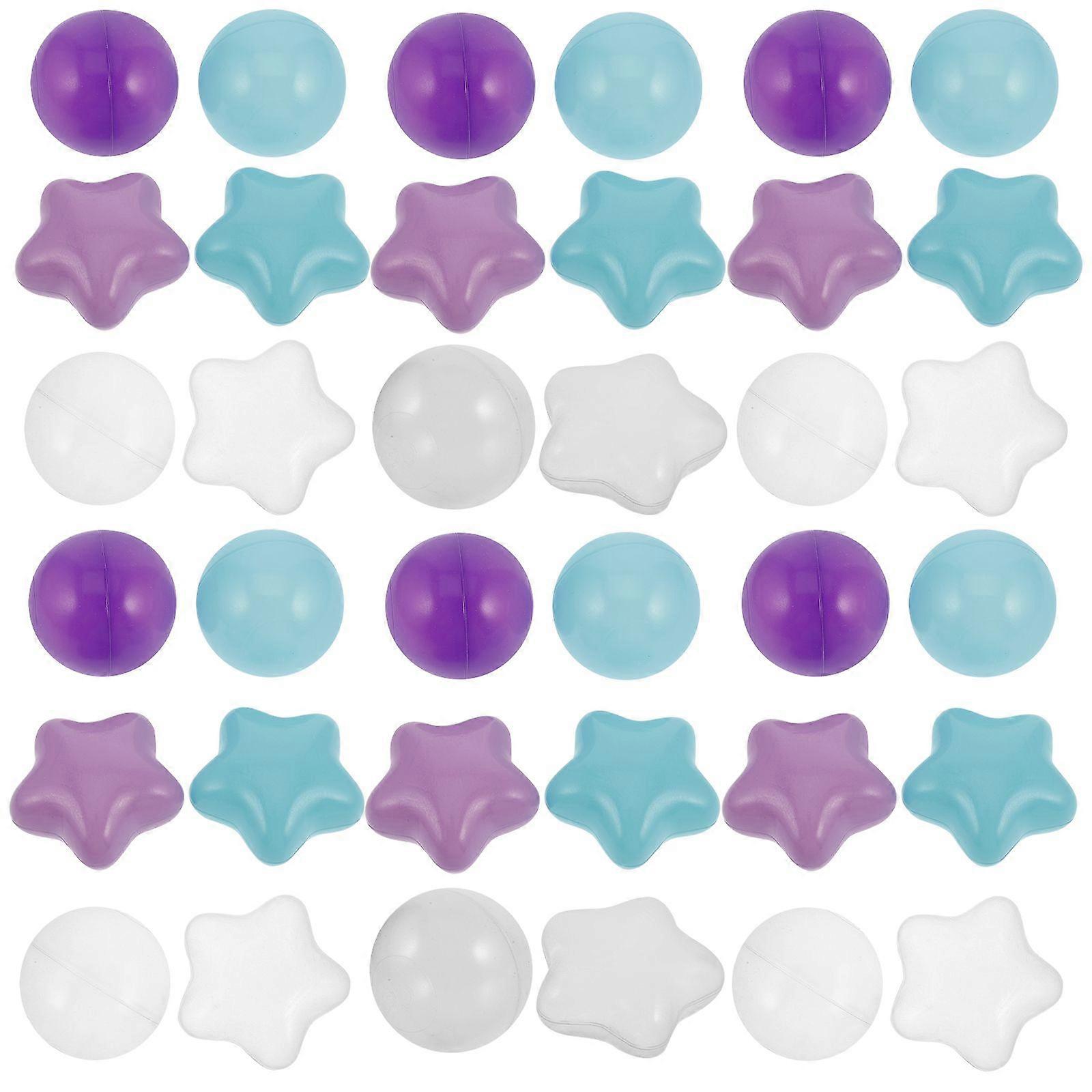 100pcsカラフルなスターオーシャンボールベビーボールピットキッズベビーサークルプールパーティーデコレーション感覚遊びプラスチックボールに最適