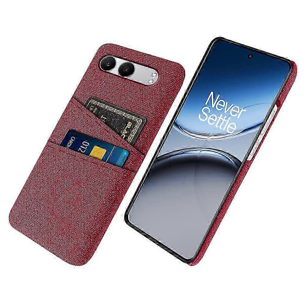For Oneplus Nord 4 Case Cloth+hard Pc Phone Cover With Dual Card Slots