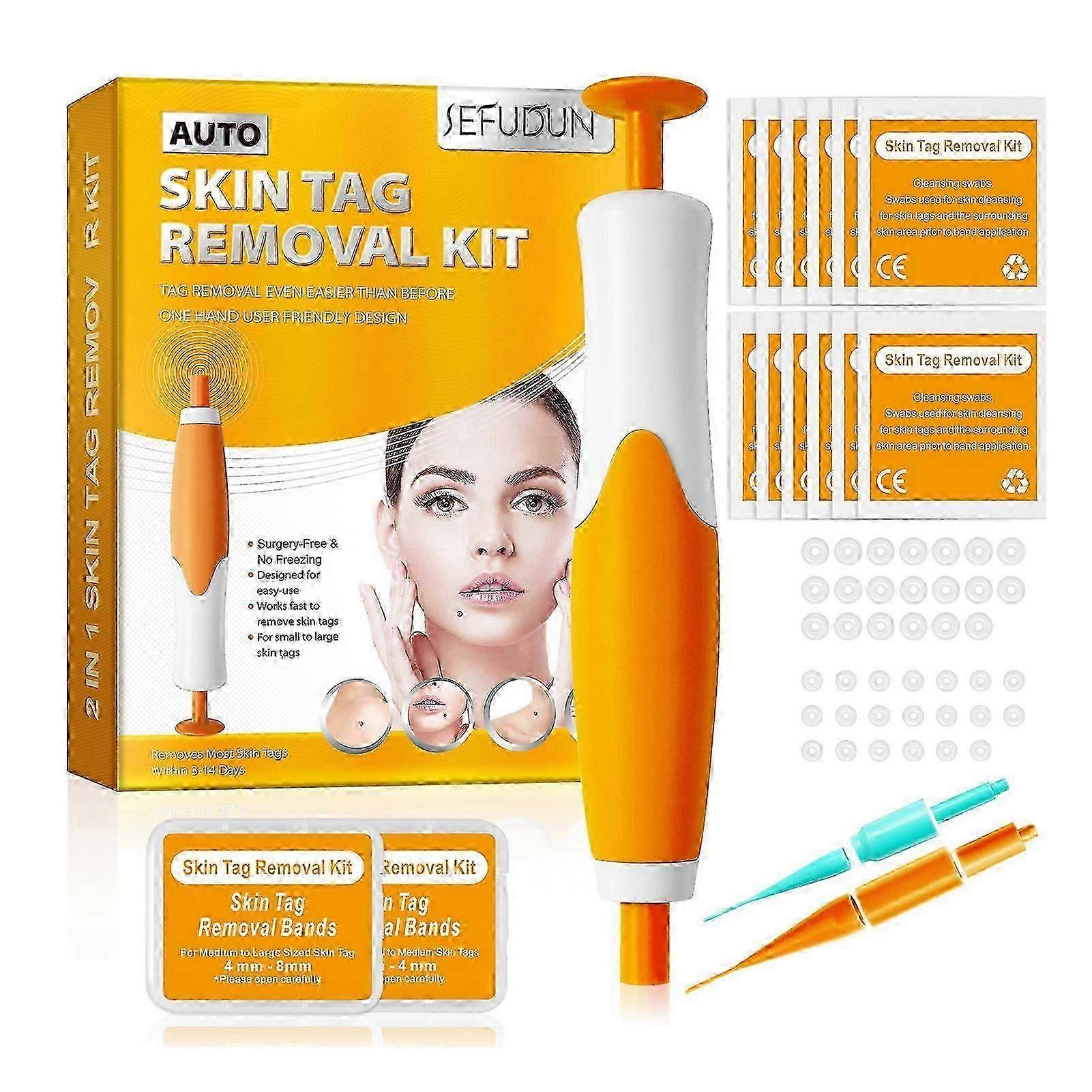 Ensemble de stylos à double tête pour enlever les acrochordons, multifonction 2 en 1, rapide, efficace, portable et pratique, 2 à 9 mm
