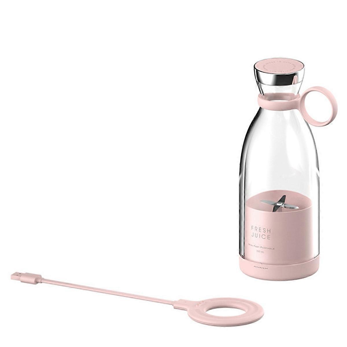 Fruit Juicer Home Use Small Juice Cup High Power Portable Home Use Cordless Electric Juicer Pink