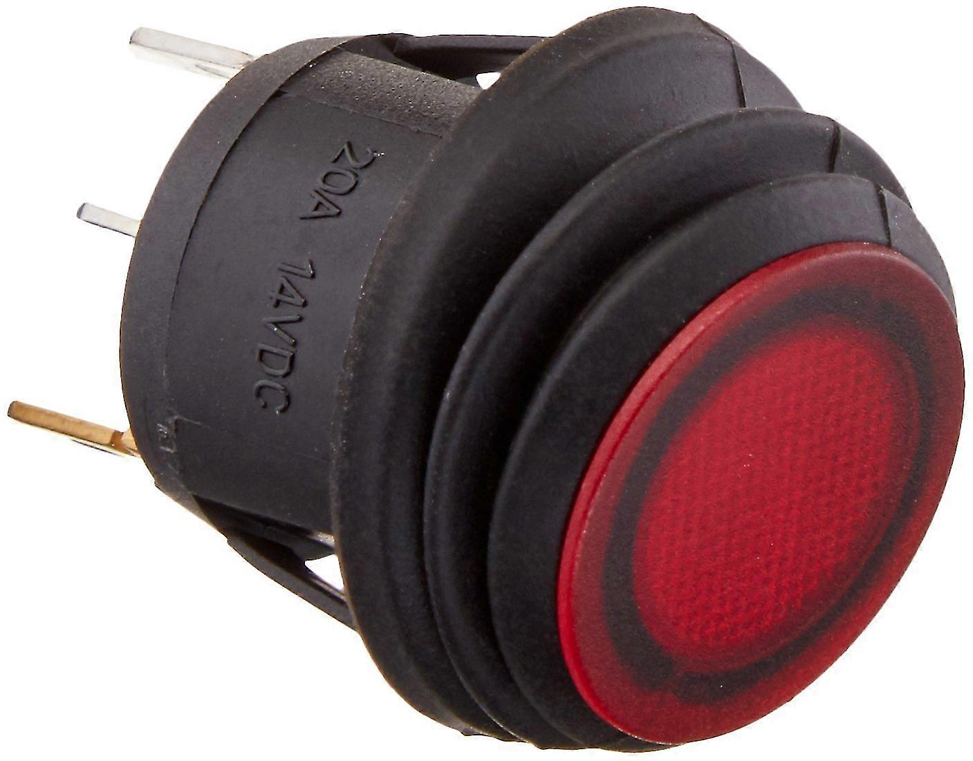 2025 NTE Electronics 54527W Round Illuminated Rocker Switch, SPST Circuit, ONNoneOff Action